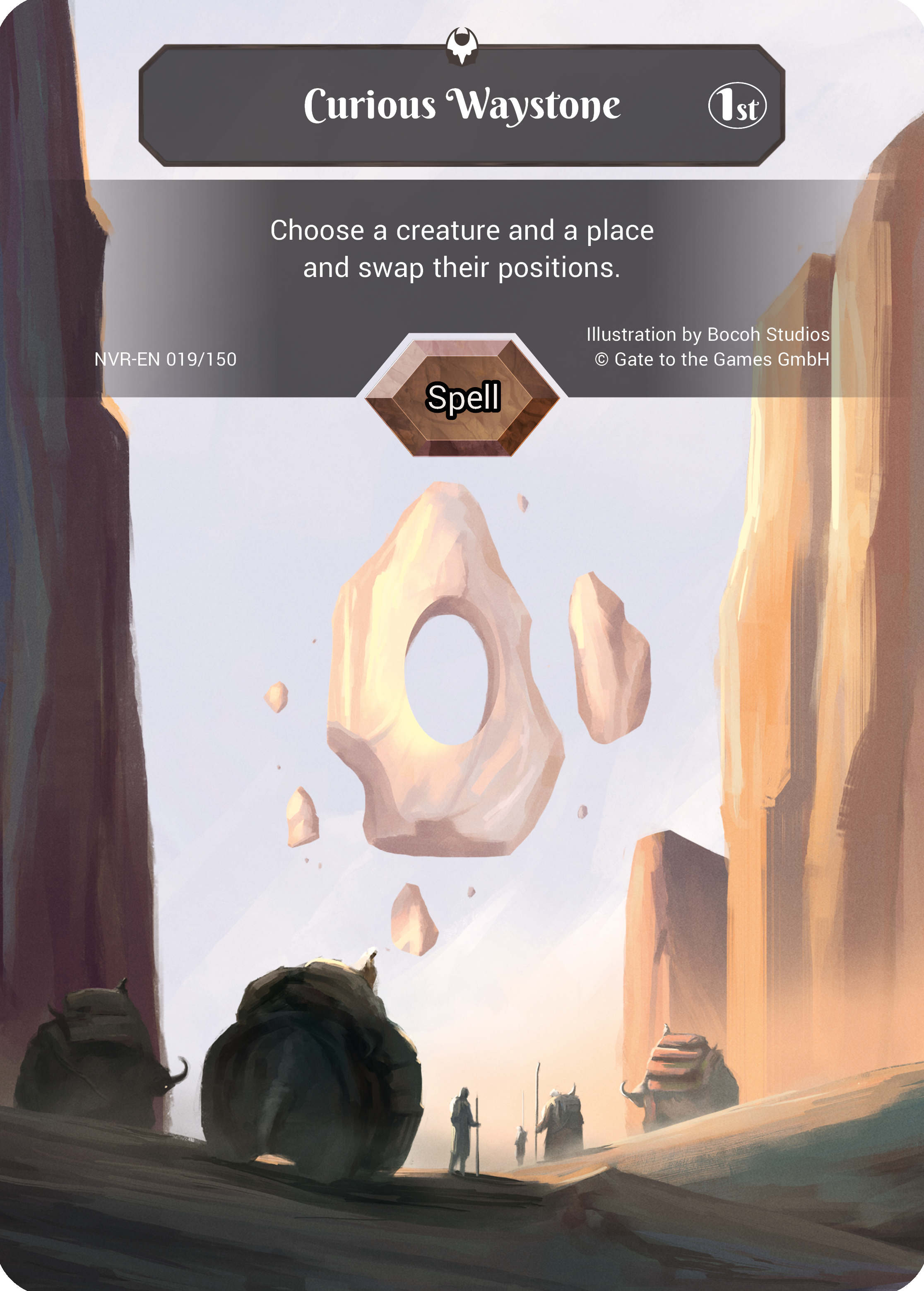 Curious Waystone 019/150 Common  - Alpha 1. Edition EN