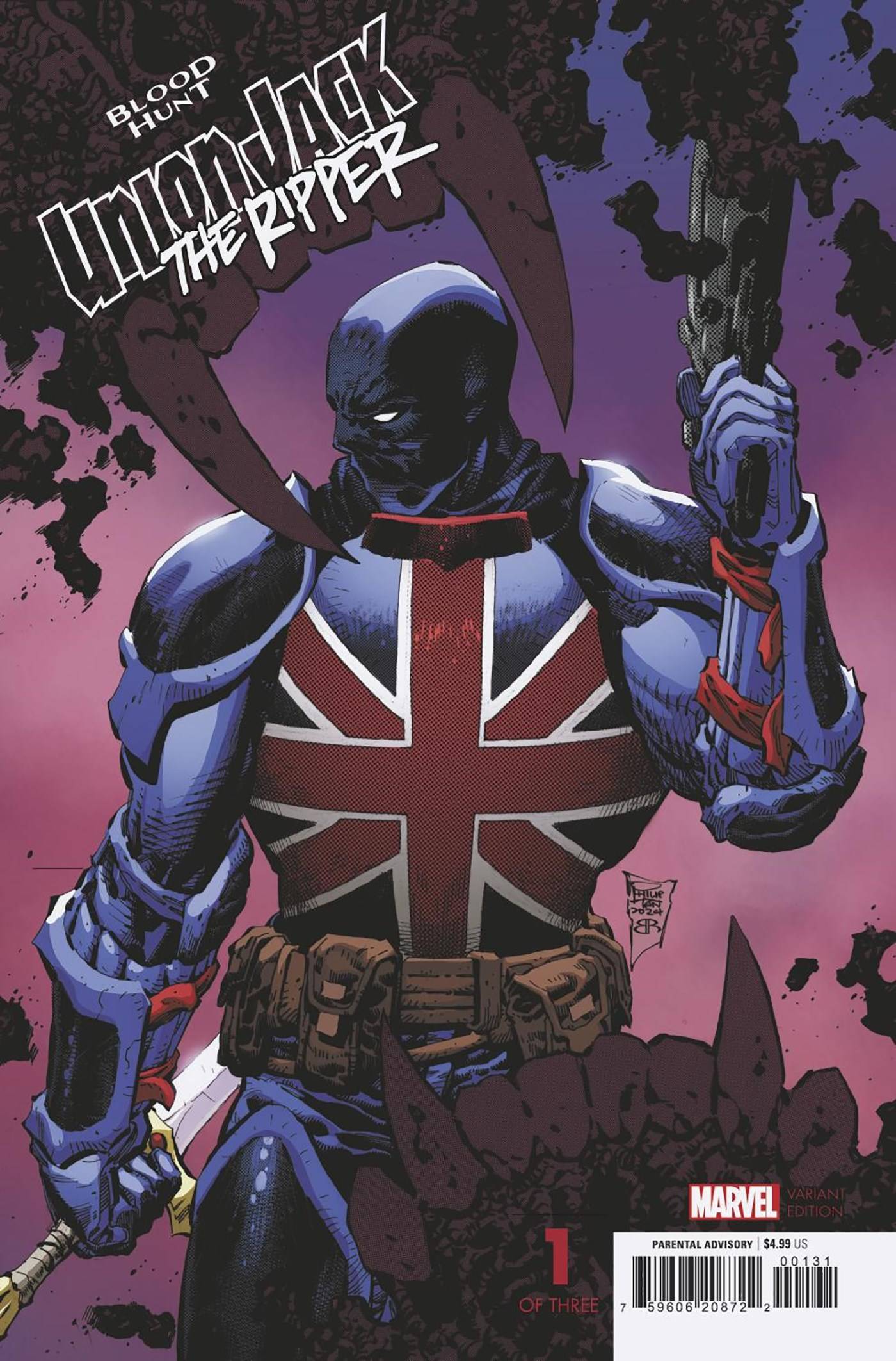 UNION JACK RIPPER BLOOD HUNT #1 (OF 3) PHILIP TAN VAR