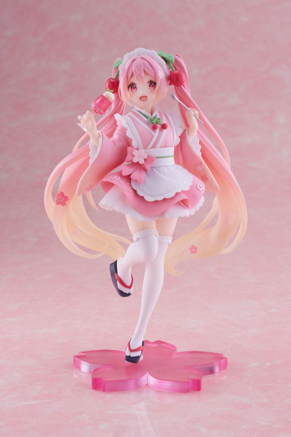 Figur - Hatsune Miku - Newley Written Figure - Sakura Miku (Japanese Cafe Ver.) Reissue