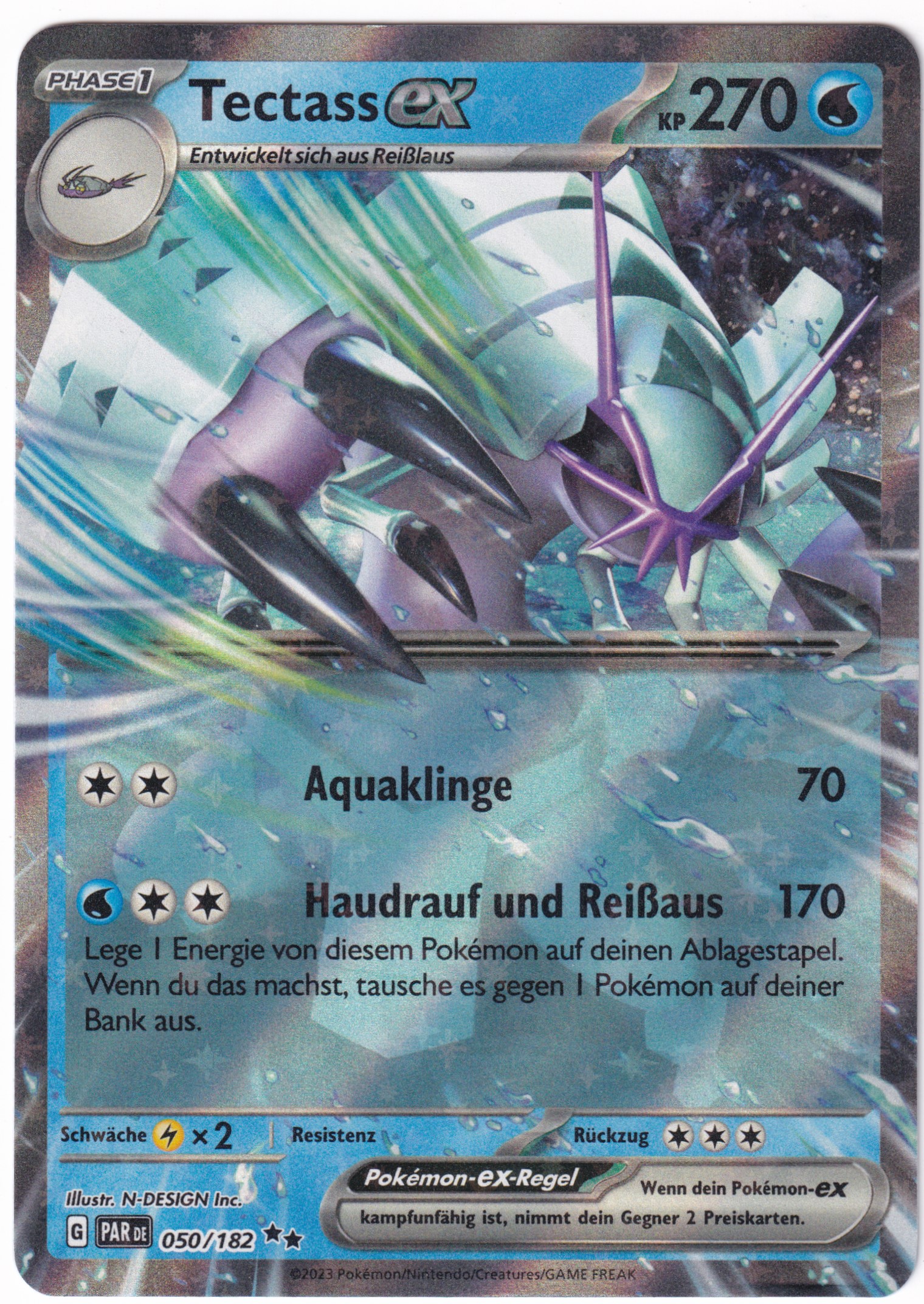 Tectass-ex 050/182 Doppel Rare - Karmesin & Purpur - Paradoxrift Deutsch