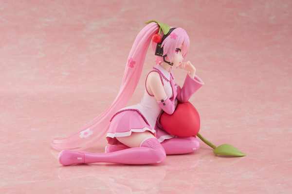 Figur - Hatsune Miku - Desktop Cute Figure - Cherry Cushion Ver.