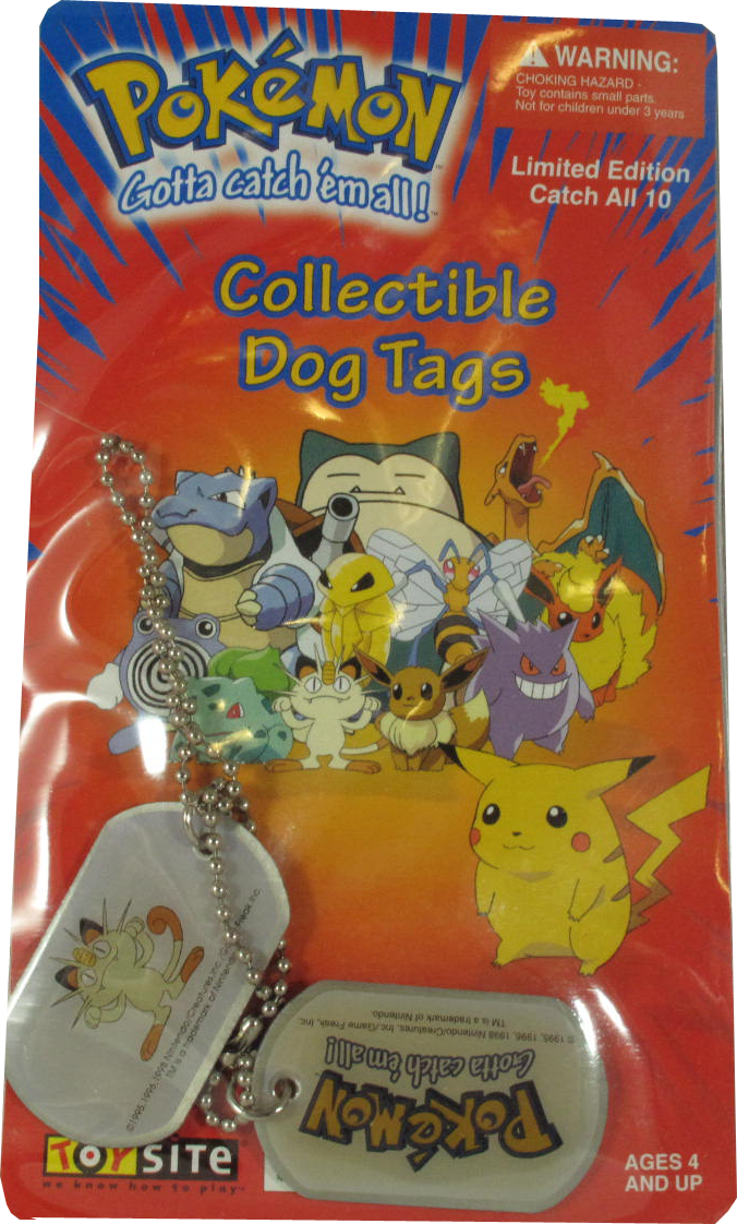 Pokemon Dog Tag Mauzi