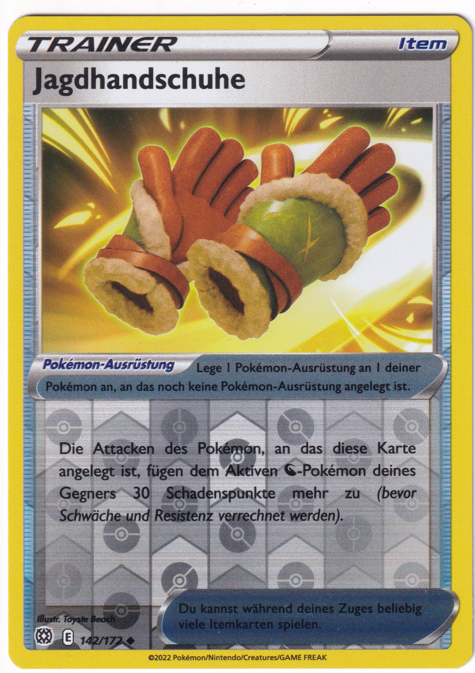 Jagdhandschuhe 142/172 Uncommon Reverse Holo - Strahlende Sterne Deutsch