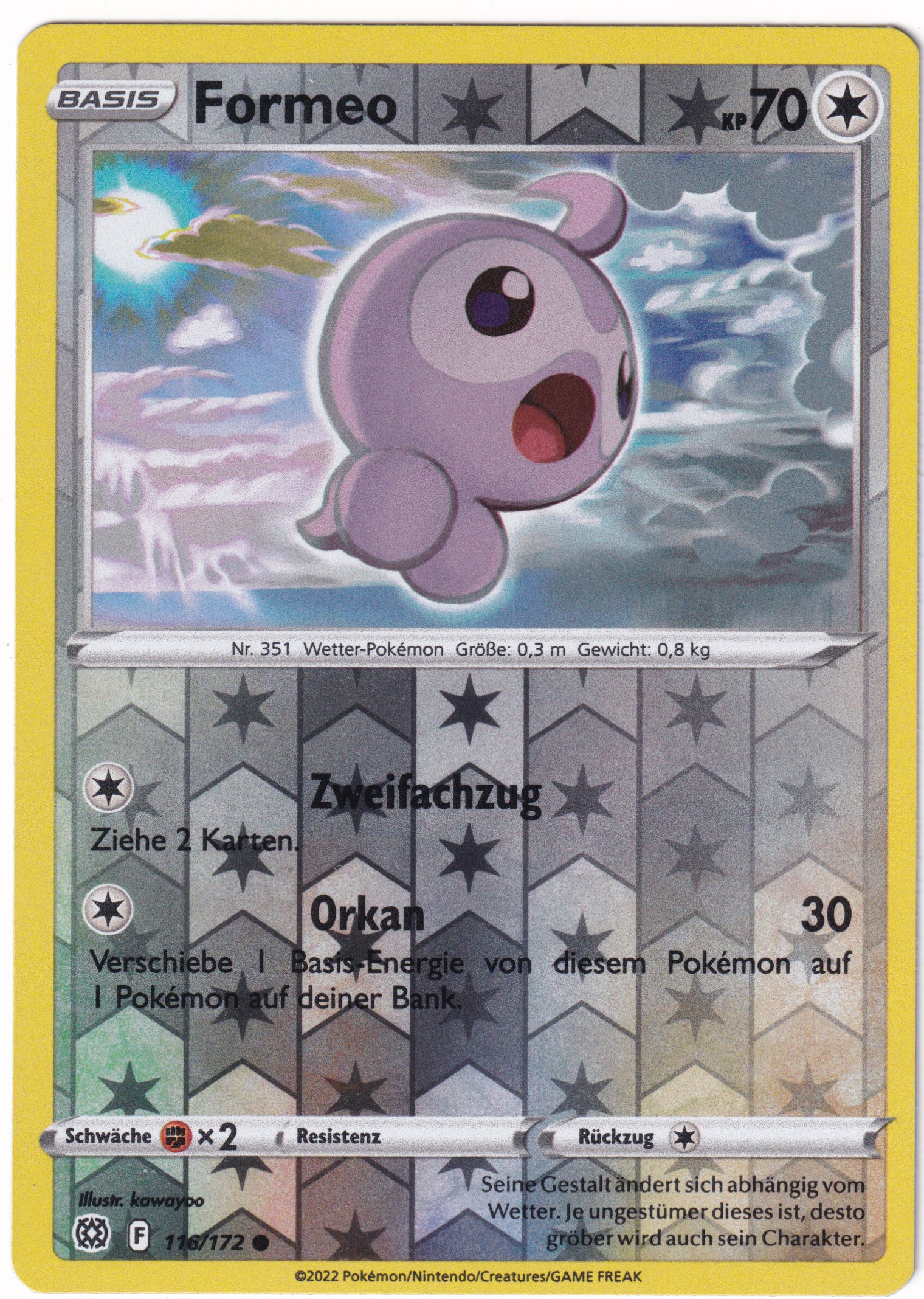 Formeo 116/172 Common Reverse Holo - Strahlende Sterne Deutsch