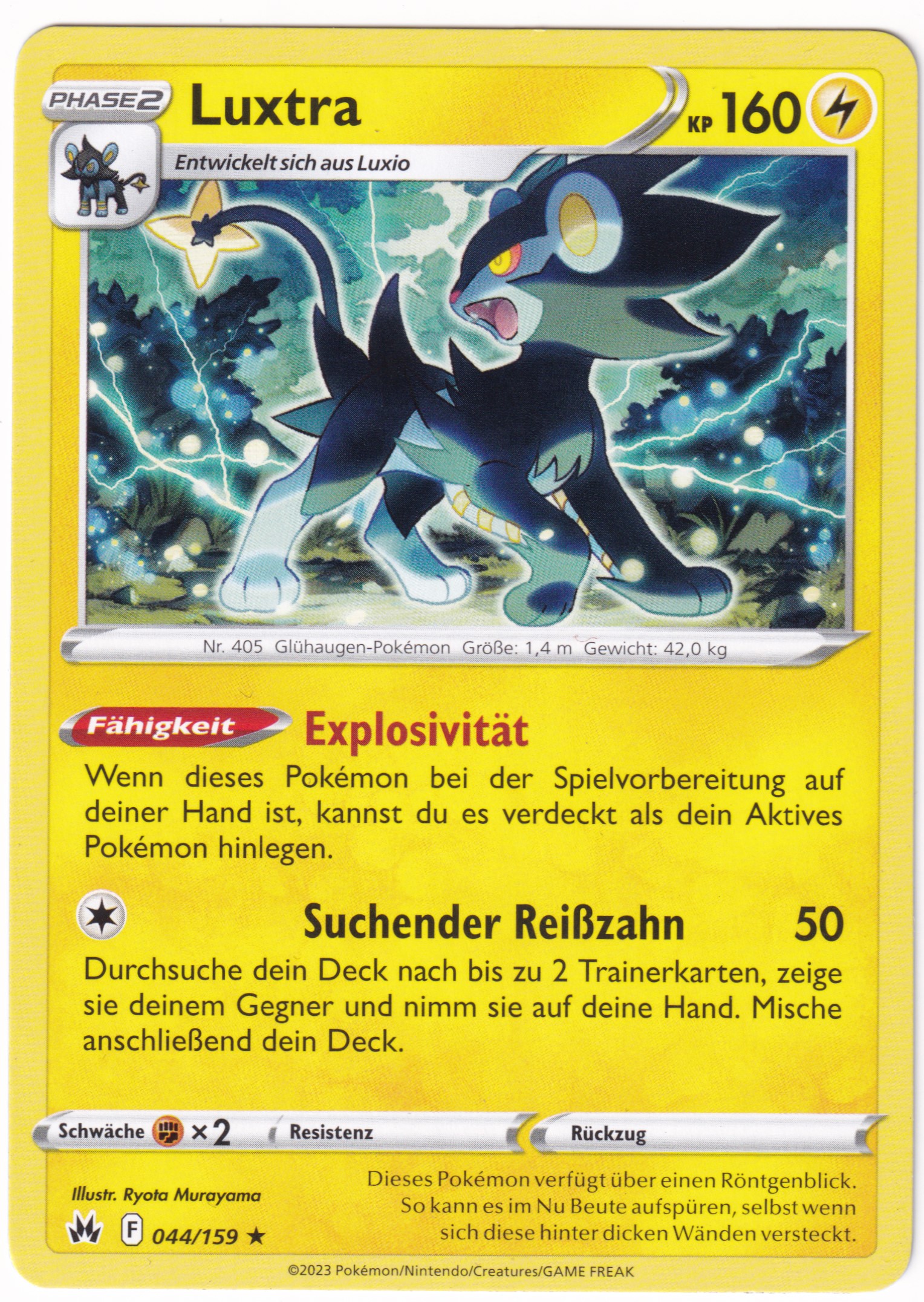 Luxtra 044/159 Rare Reverse Holo - Zenit der Könige Deutsch