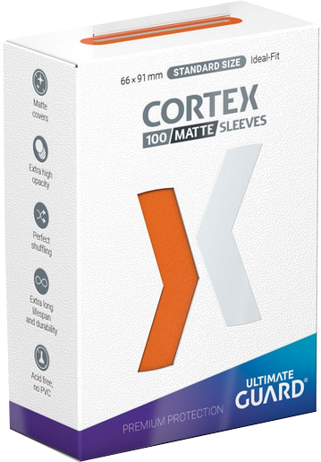 Ultimate Guard - Standard Size - Cortex - Matte - Orange (100)
