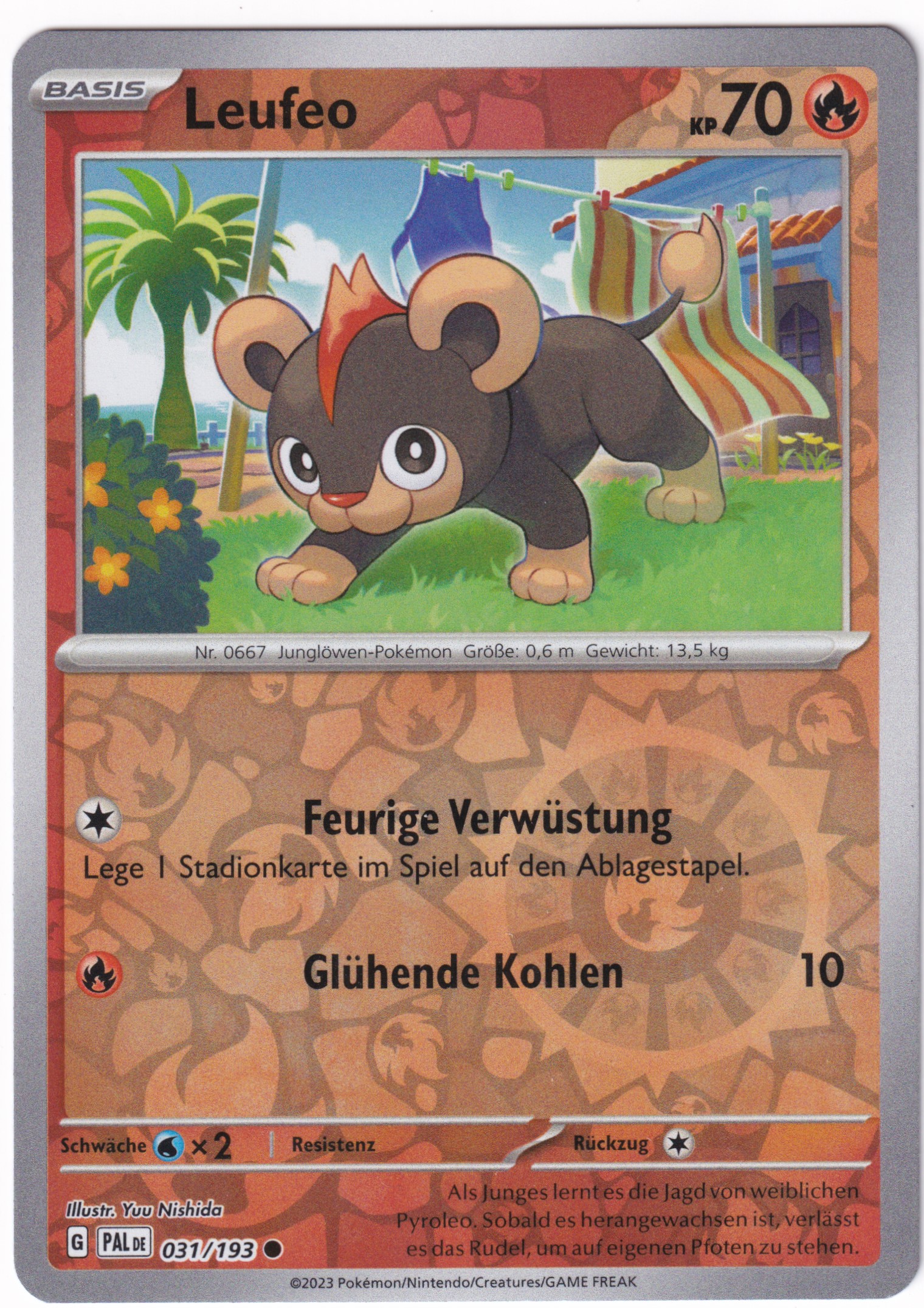 Leufeo 031/193 Common Reverse Holo - Entwicklungen in Paldea Deutsch