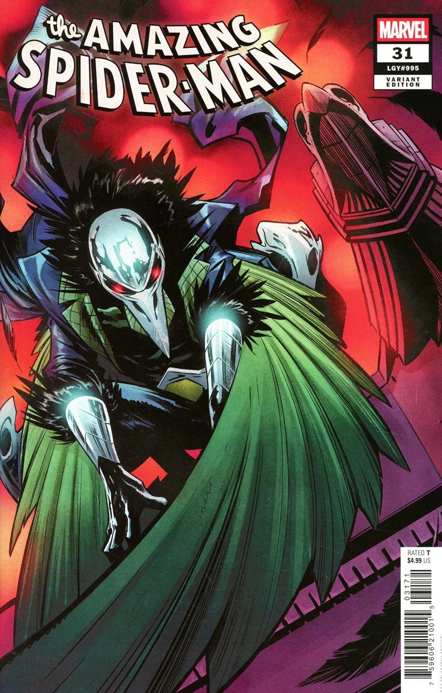 AMAZING SPIDER-MAN (2025) #31 FRANCESCO MANNA NEW VULTURE VARIANT