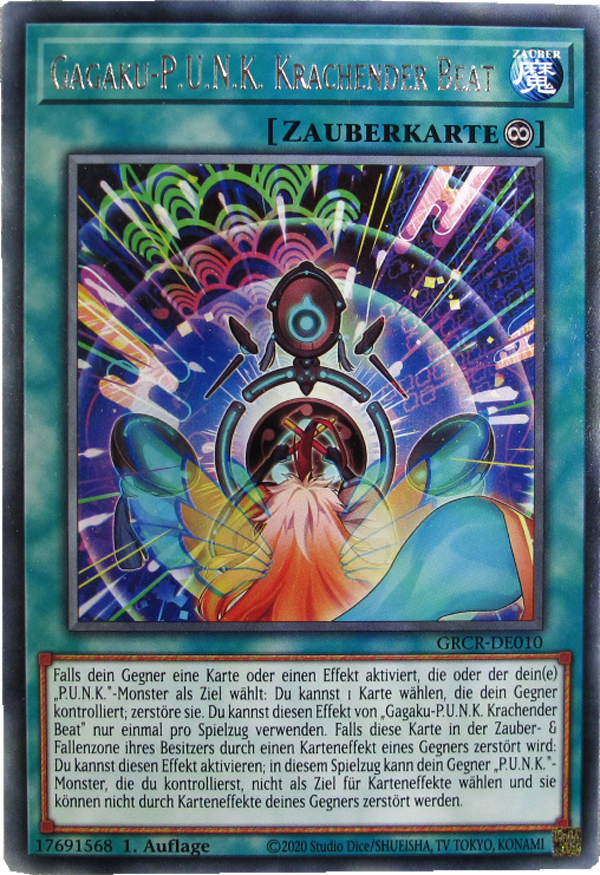 GRCR-DE010 Gagaku-P.U.N.K. Krachender Beat Rare deutsch