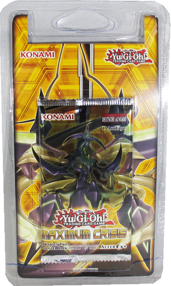 Yu-Gi-Oh! Maximum Crisis Booster Blister 1. Auflage deutsch