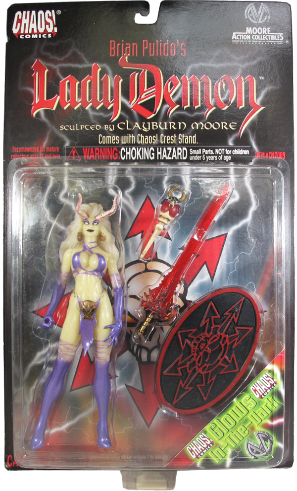 Action Figur - Brian Pulido's Lady Demon - Lady Demon - Glows-in-the-dark
