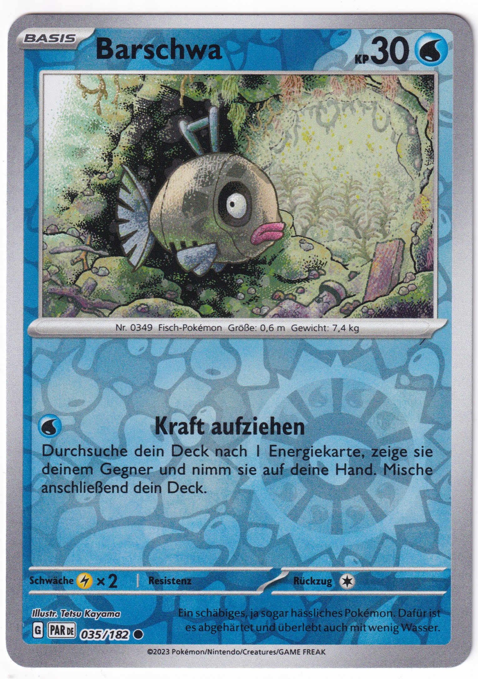 Barschwa 035/182 Common Reverse Holo - Karmesin & Purpur - Paradoxrift Deutsch