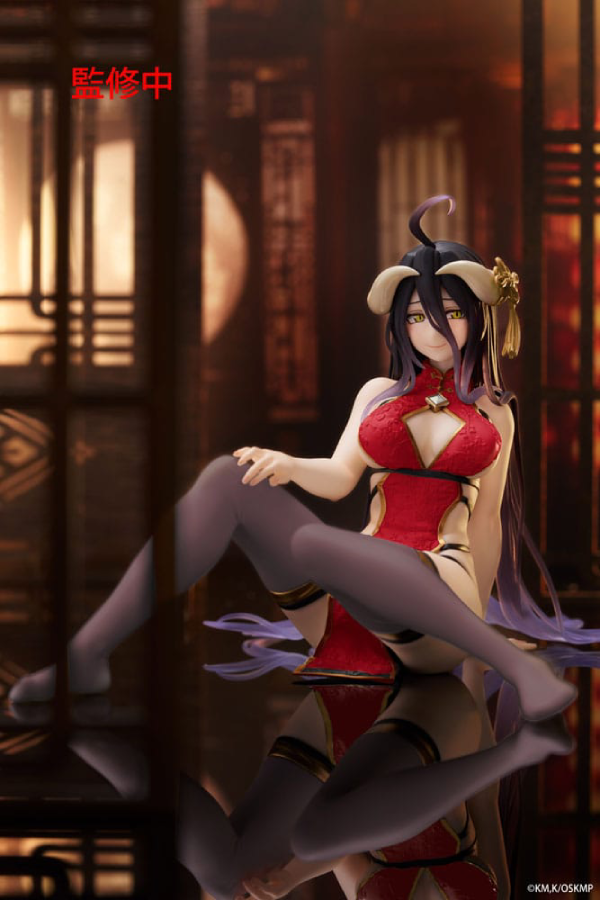 Figur - Overlord - Desktop Cute Figure - Albedo (Chinese Dress Ver.) Renewal