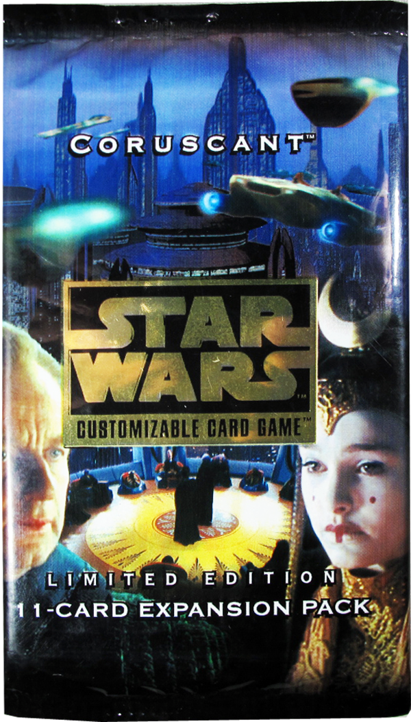 Star Wars Cusomizable Card Game - Coruscant - Limited Edition - Booster englisch