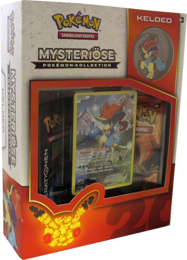 Pokemon Generationen Keldeo Pin-Kollektion deutsch