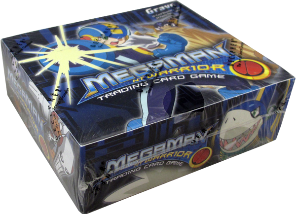 MegaMan NT Warrior Grave Booster Display englisch