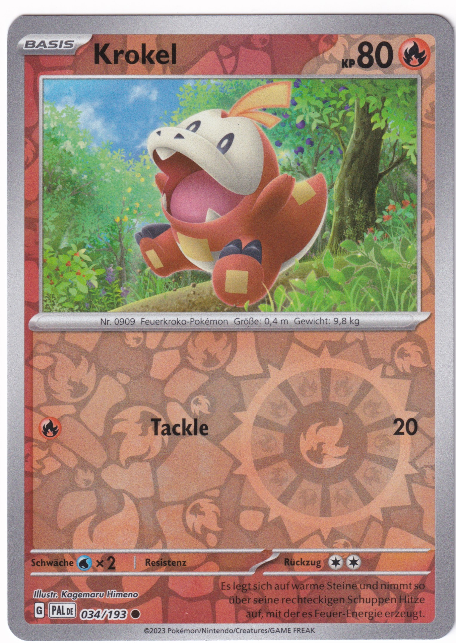 Krokel 034/193 Common Reverse Holo - Entwicklungen in Paldea Deutsch