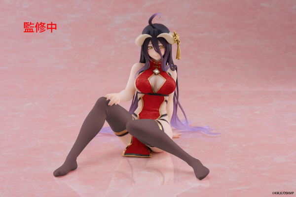 Figur - Overlord - Desktop Cute Figure - Albedo (Chinese Dress Ver.) Renewal