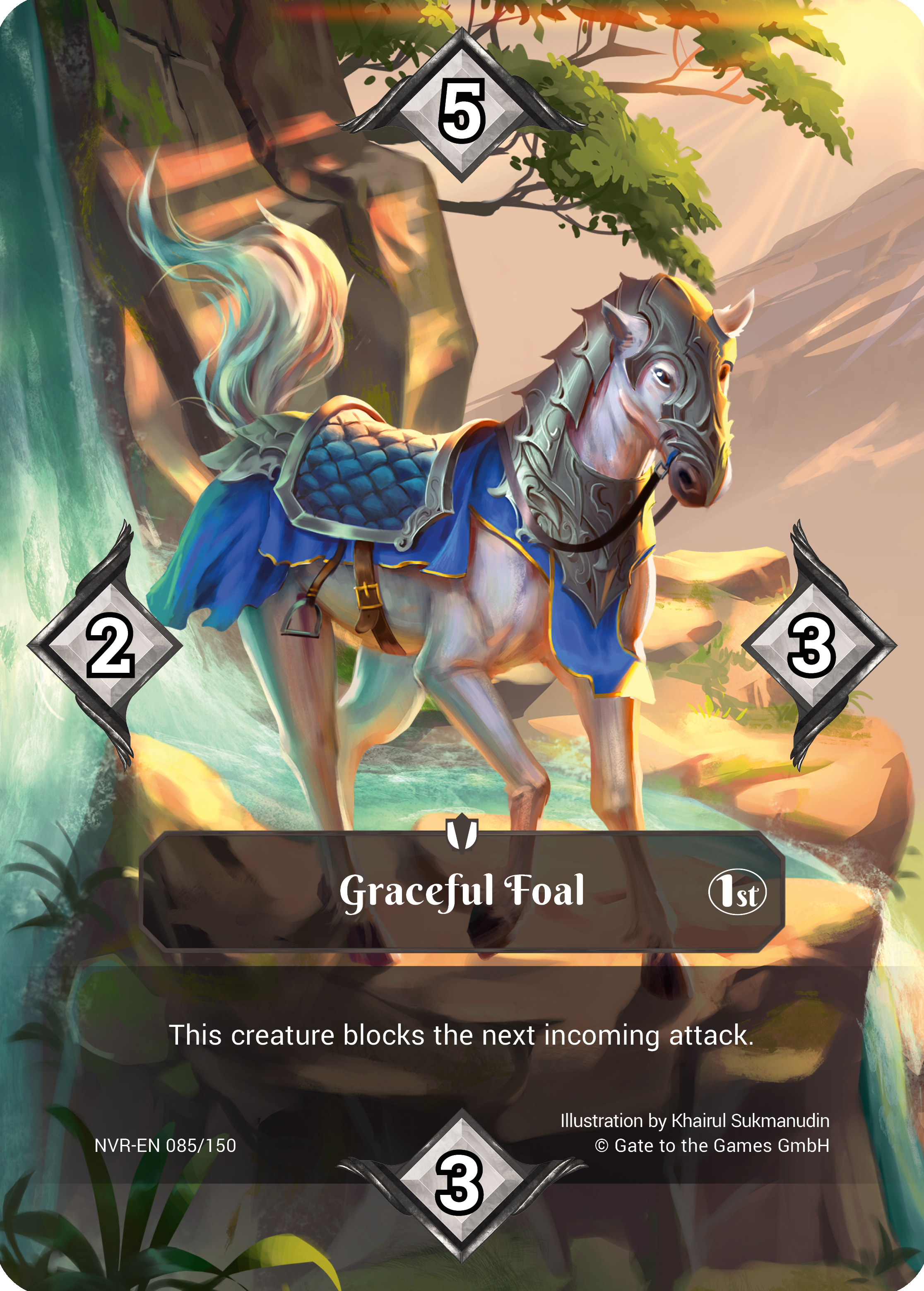 Graceful Foal 085/150 Common  - Alpha 1. Edition EN