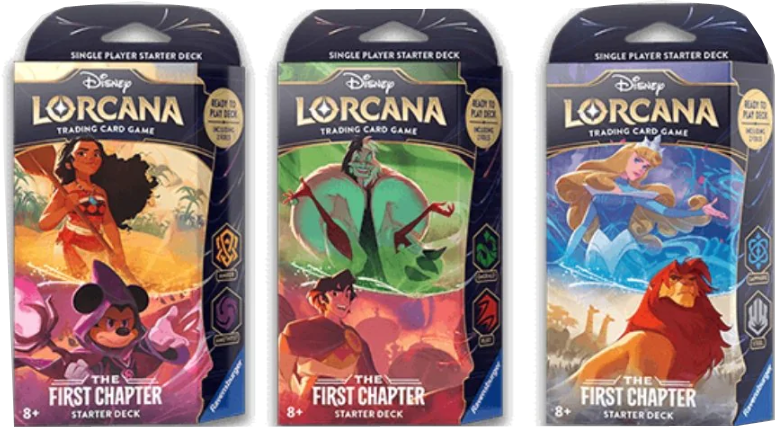 Disney Lorcana The First Chapter 3er Starter Set englisch
