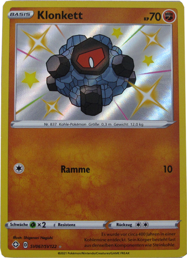 GLSS-SV067/SV122 Shiny Klonkett Secret Rare Deutsch