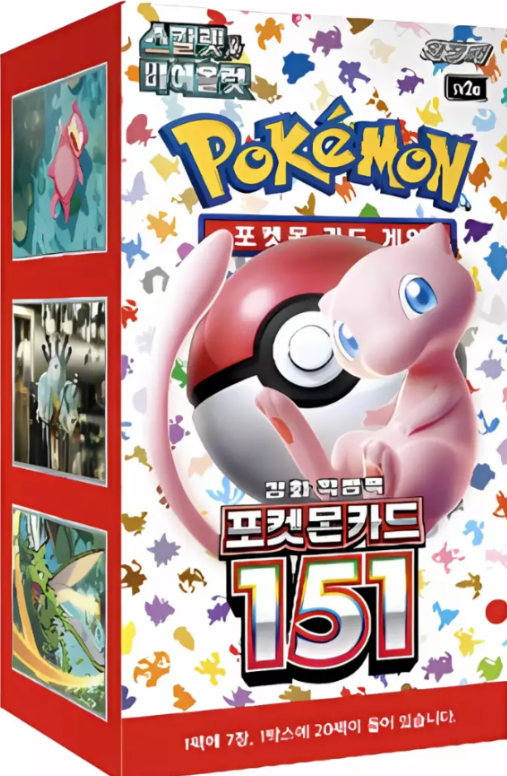 Pokémon Scarlet & Violet 151 sv2a  Booster Display - koreanisch
