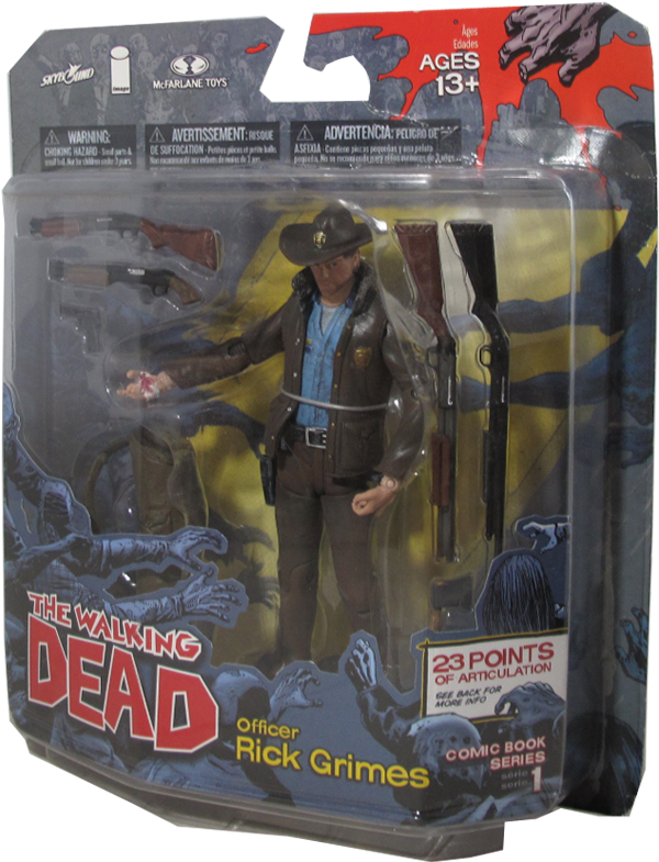 The Walking Dead - Comic Book Series 1 - Officer Rick Grimes - Action Figur