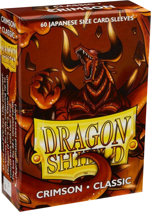 Dragon Shield Japanese Classic Sleeves - Crimson (60)