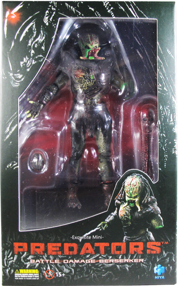 Action Figur - Predators - Exquisite Mini - Battle Damage Berserker