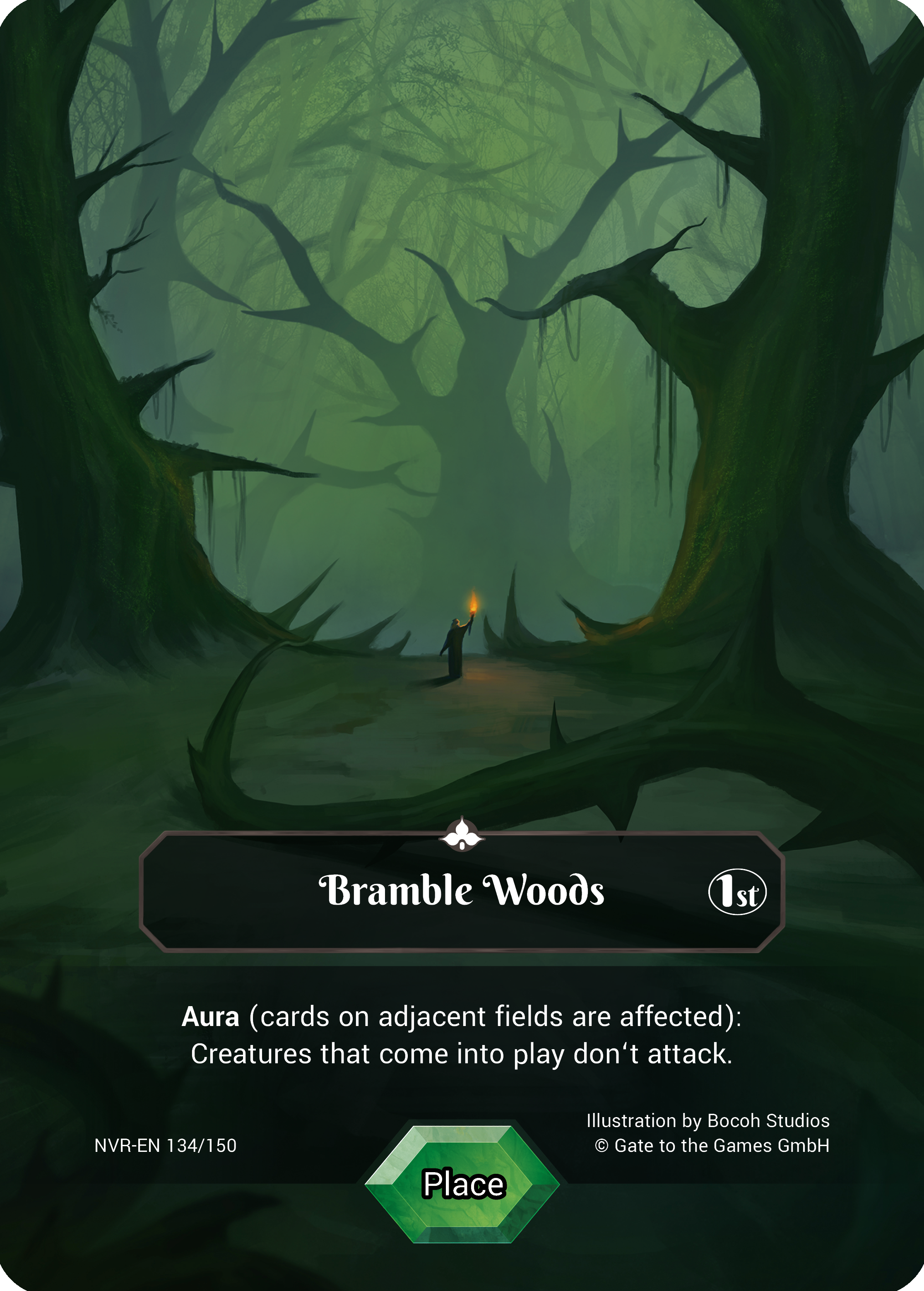 Bramble Woods 134/150 Common  - Alpha 1. Edition EN