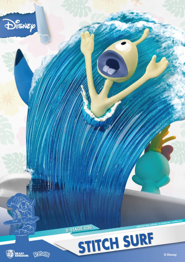 Figur - Disney Lilo & Stitch - D-Stage 030 Diorama - Stitch Surf