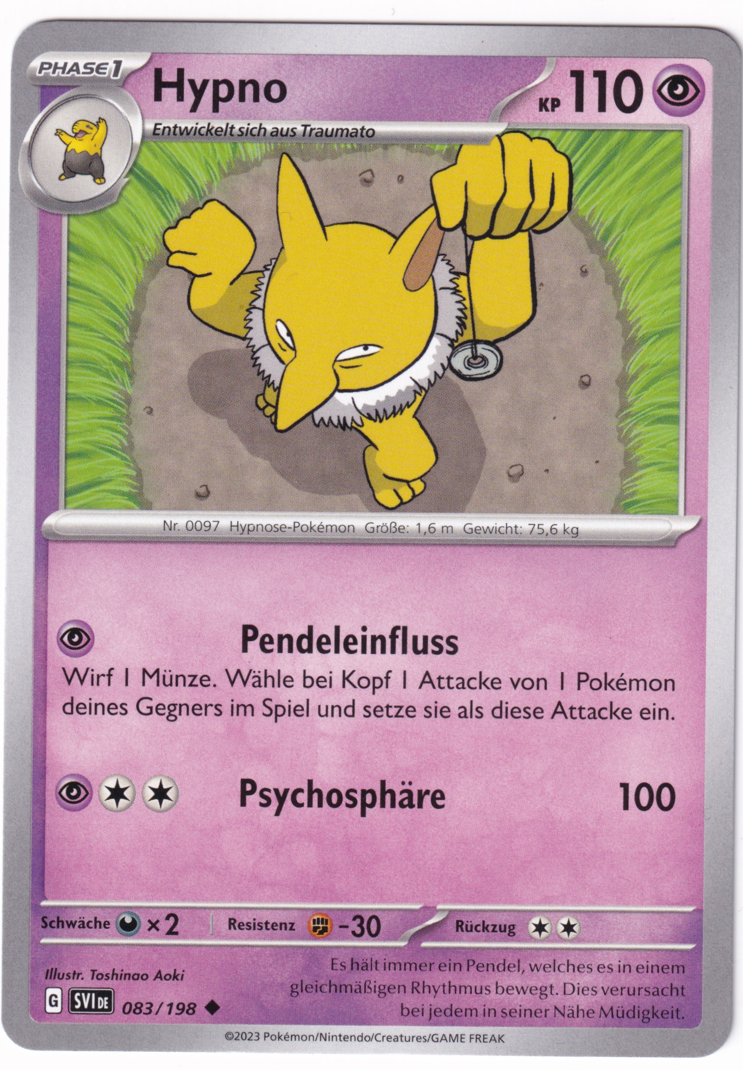 Hypno 083/198 Uncommon - Karmesin & Purpur Deutsch