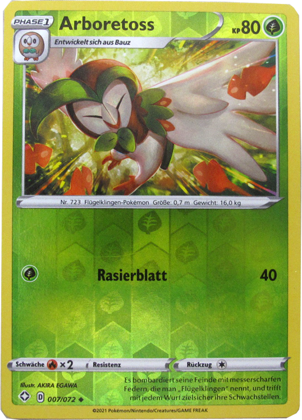 GLSS-007/072 Arboretoss Uncommon Reverse Foil Deutsch