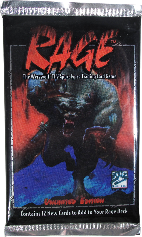 Rage CCG The Werewolf Apocalypse Unlimited Ed Booster