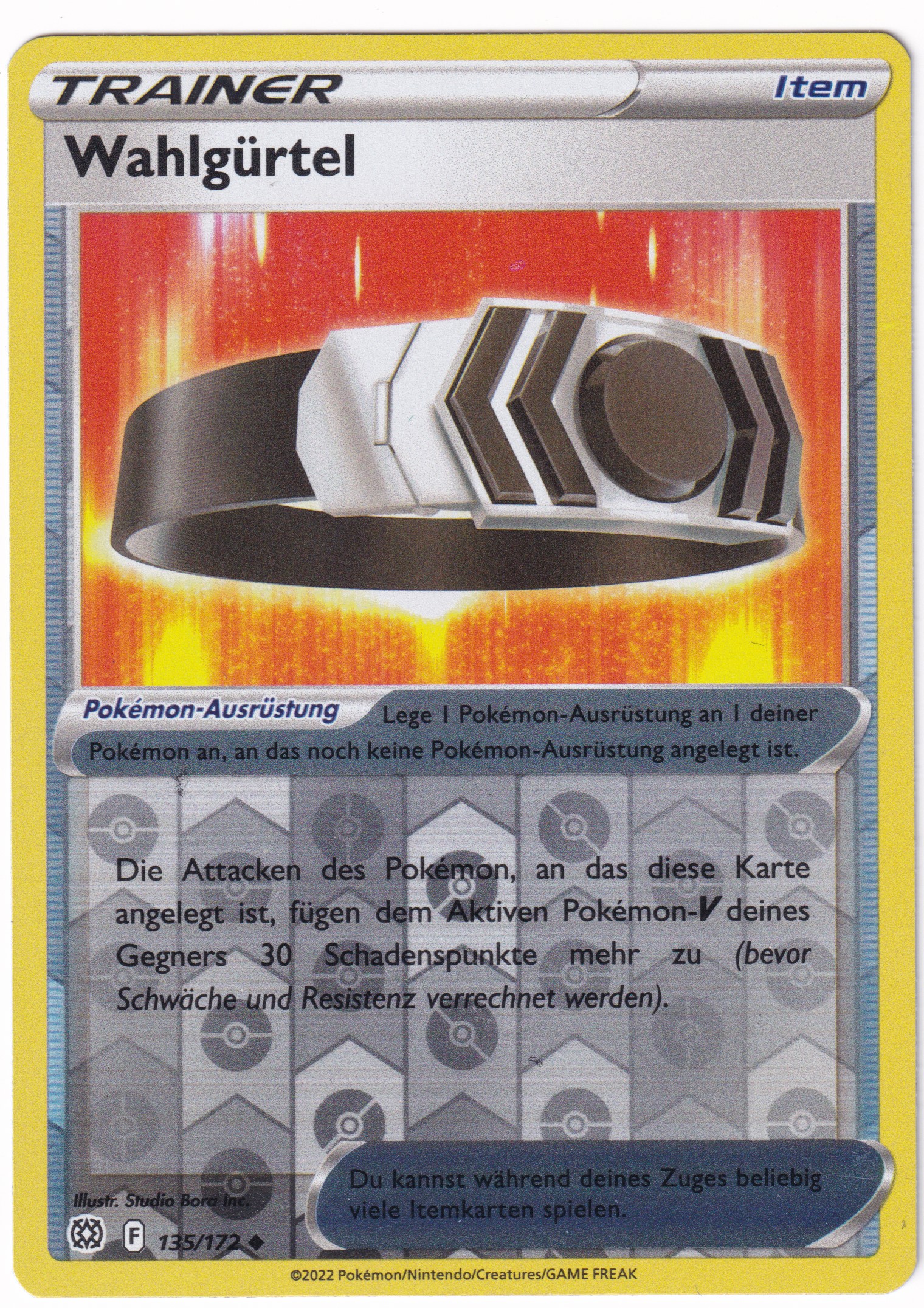 Wahlgürtel 135/172 Uncommon Reverse Holo - Strahlende Sterne Deutsch