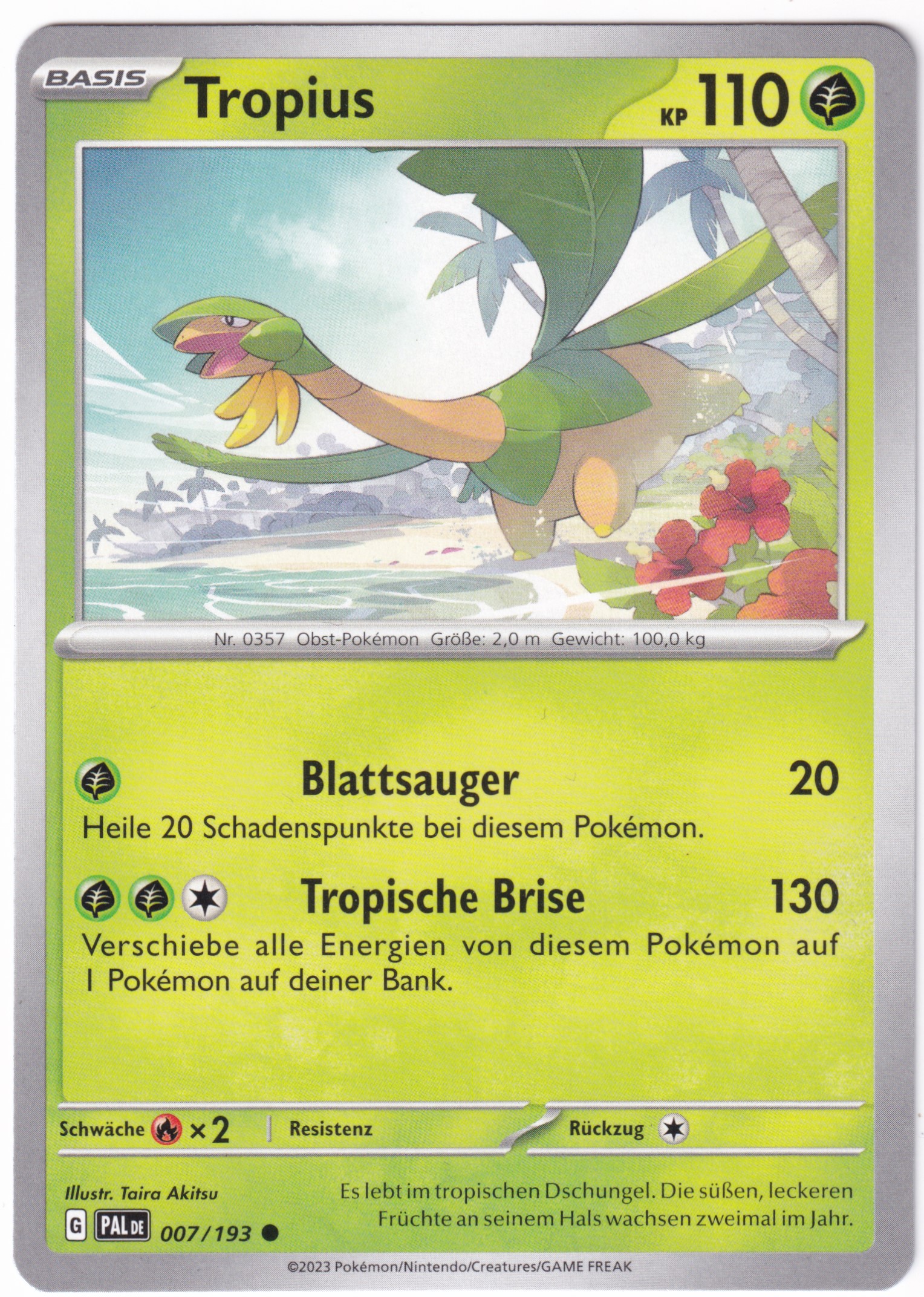 Tropius 007/193 Common - Entwicklungen in Paldea Deutsch