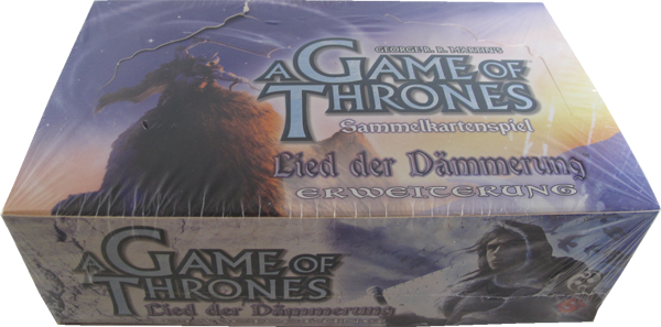 A Game of Thrones Sammelkartenspiel Lied der Dämmerung Erweiterung Display deutsch