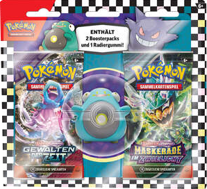 Pokemon Back to School Radiergummi Blister - Wampitz deutsch