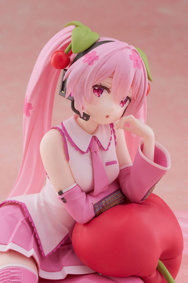 Figur - Hatsune Miku - Desktop Cute Figure - Cherry Cushion Ver.