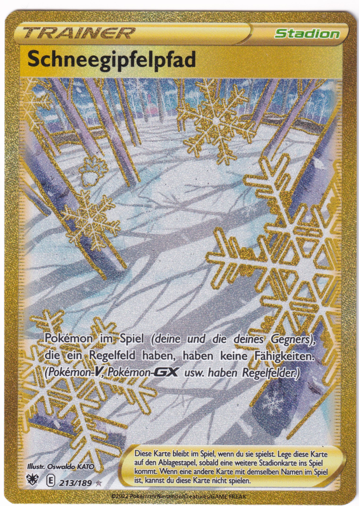Schneegipfelpfad 213/189 Secret Rare - Astralglanz Deutsch