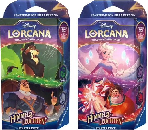 Disney Lorcana Himmels-Leuchten 2er Starter Set deutsch