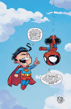 MARVEL DC: SPIDER-MAN / SUPERMAN #1 SKOTTIE YOUNG VIRGIN VARIANT