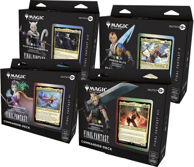 Magic Final Fantasy Commander Deck SET deutsch