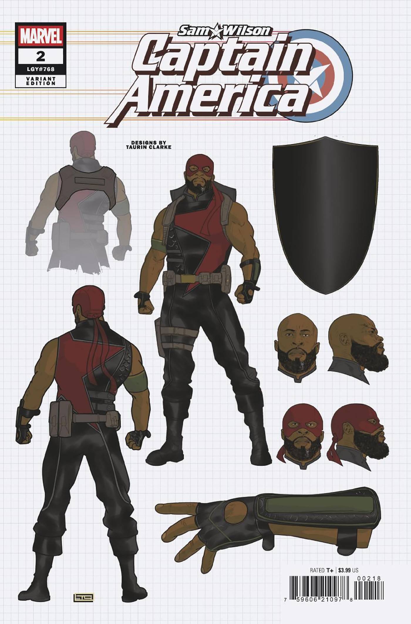 SAM WILSON CAPTAIN AMERICA #2 (OF 5) 1:10 INCV DESIGN VAR