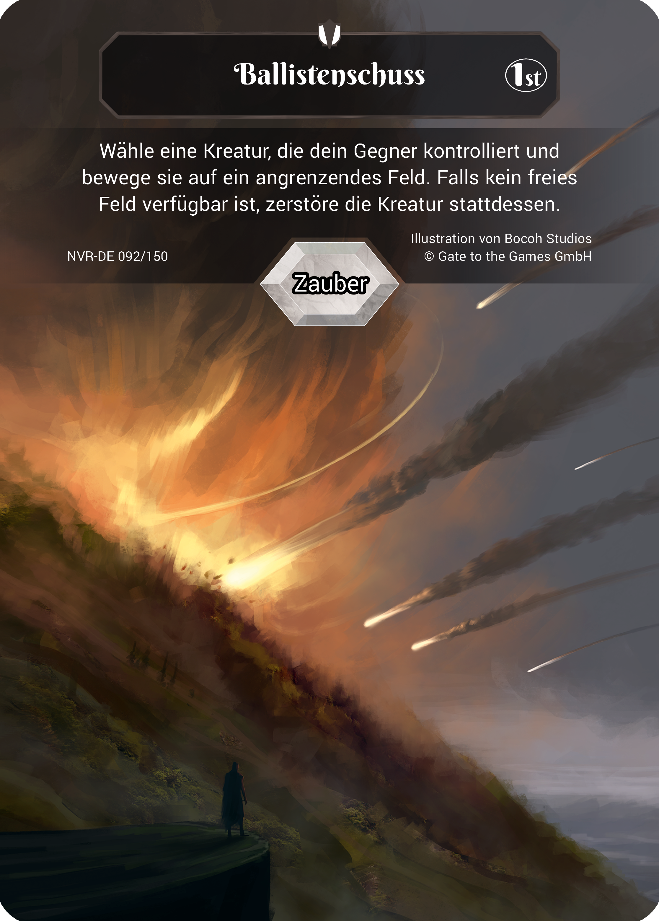 Ballistenschuss 092/150 Common  - Alpha 1. Edition DE
