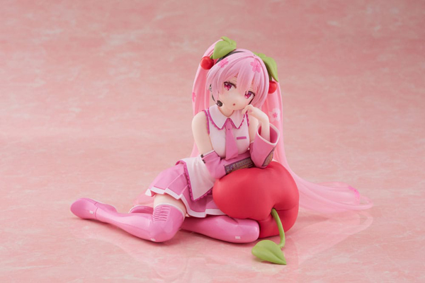 Figur - Hatsune Miku - Desktop Cute Figure - Cherry Cushion Ver.