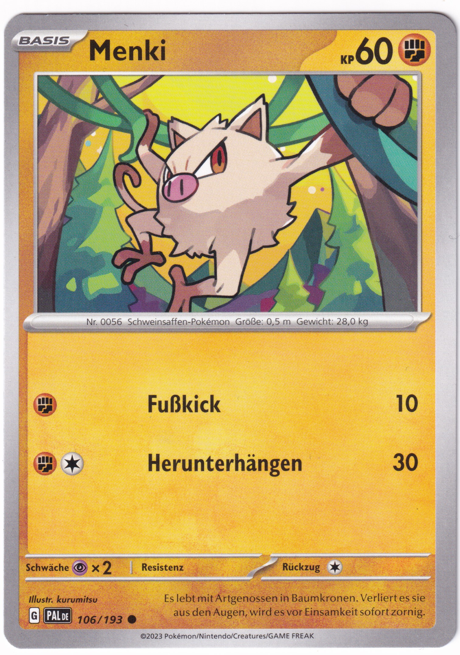 Menki 106/193 Common - Entwicklungen in Paldea Deutsch