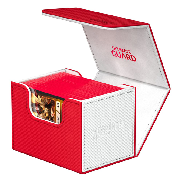 Ultimate Guard - Sidewinder Deck Box 100+ - Xenoskin Red/White