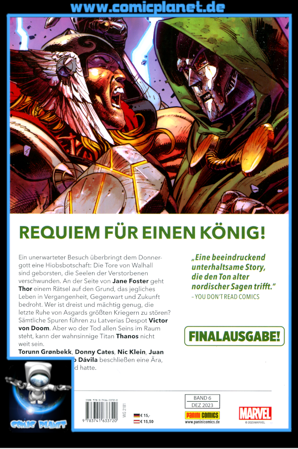 Thor: König von Asgard Band 06 - Das Blut der Väter - Finalausgabe