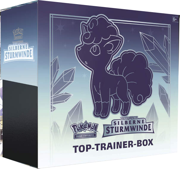 Pokemon Schwert & Schild Silberne Sturmwinde Top-Trainer-Box deutsch